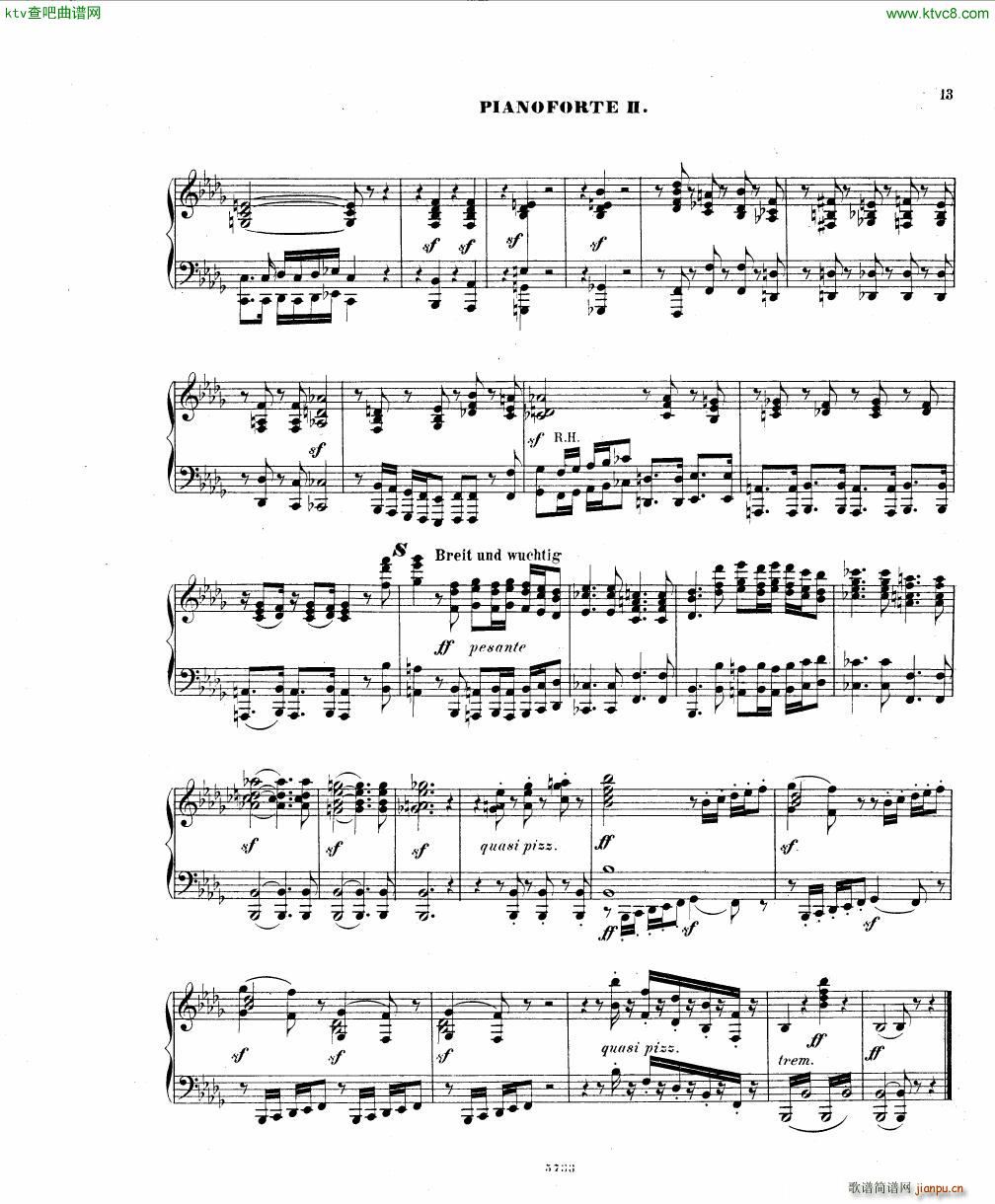 Fuchs Piano concerto Op 27 II()12
