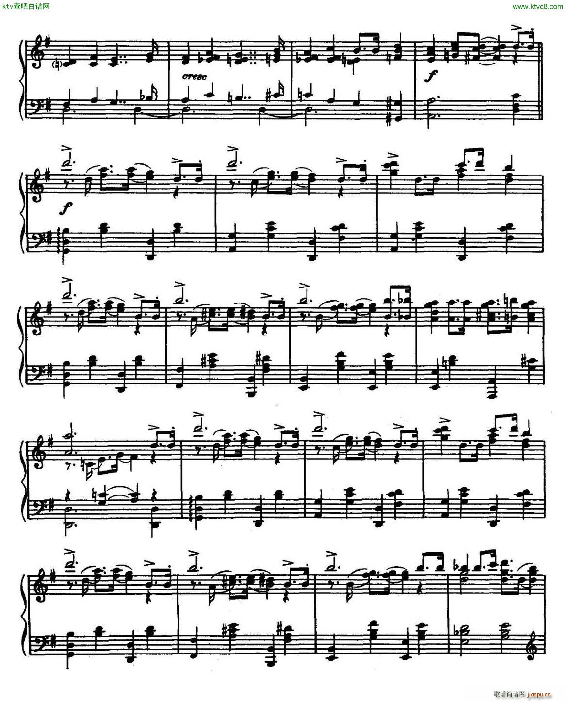 Anderson The Syncopated Clock piano()3
