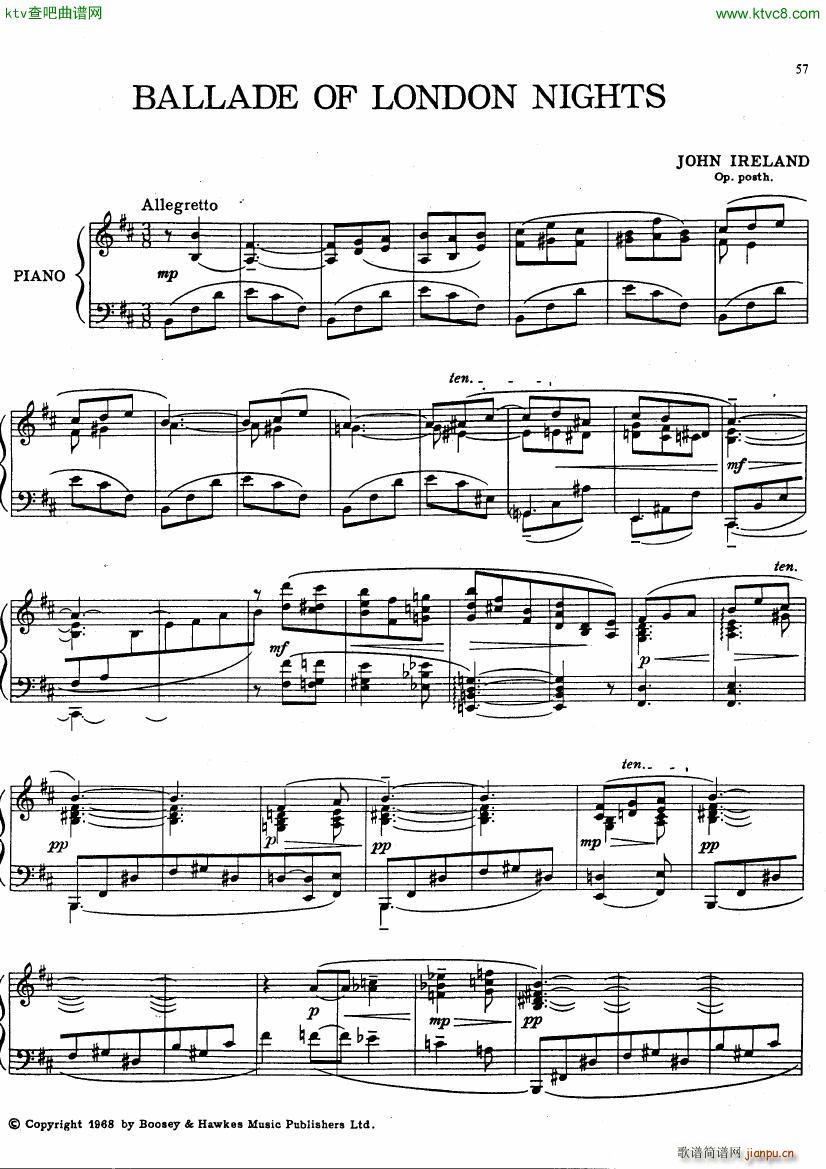 Ireland Ballade of London Nights()1