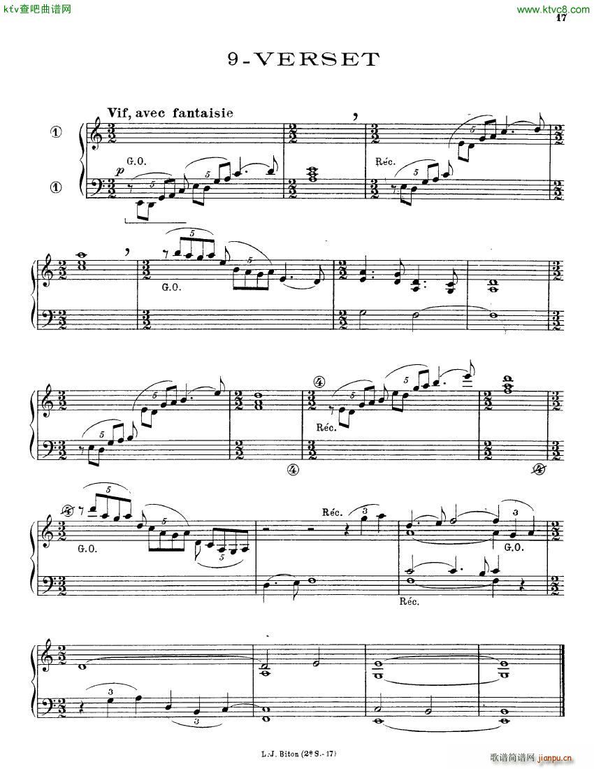 Alain Albert 15 Pieces organ()17