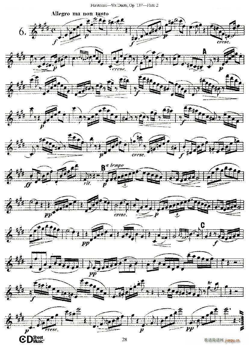 Six Duets Op 137 ֮  Ʒ 137 ͭ()7