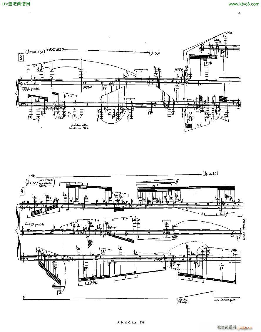 Finnissy Song 9()5