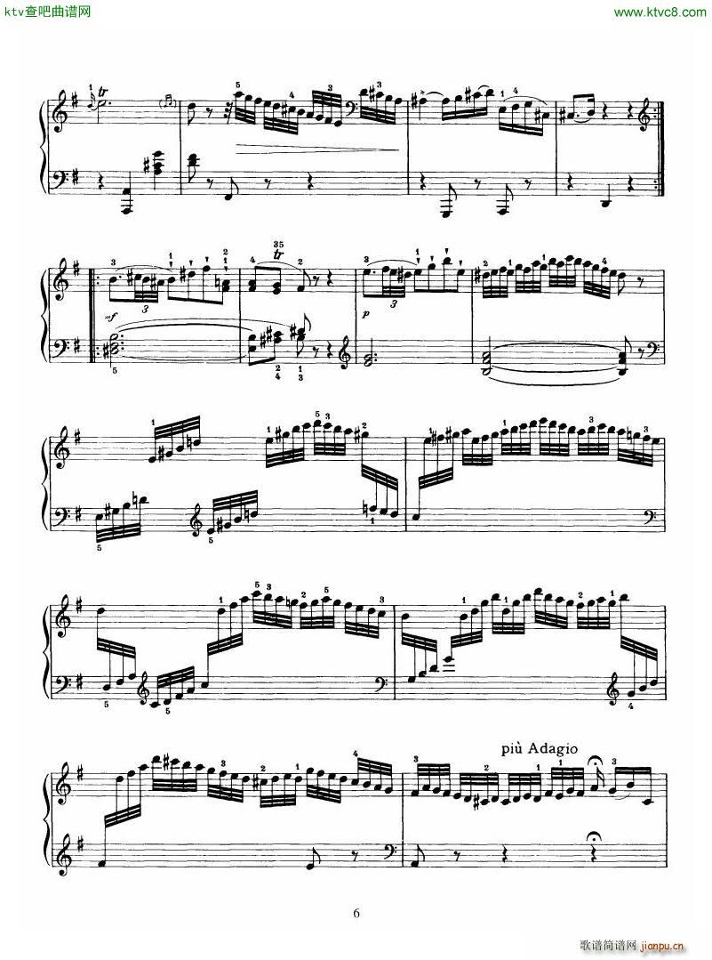 Haydn Piano Sonata No 34 In E()6