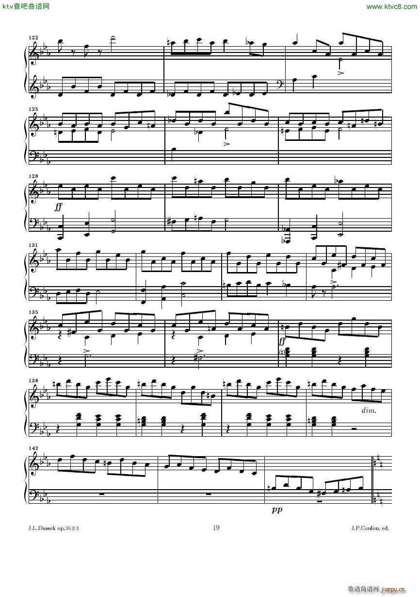 Dussek Sonate No13 op35 No3()19