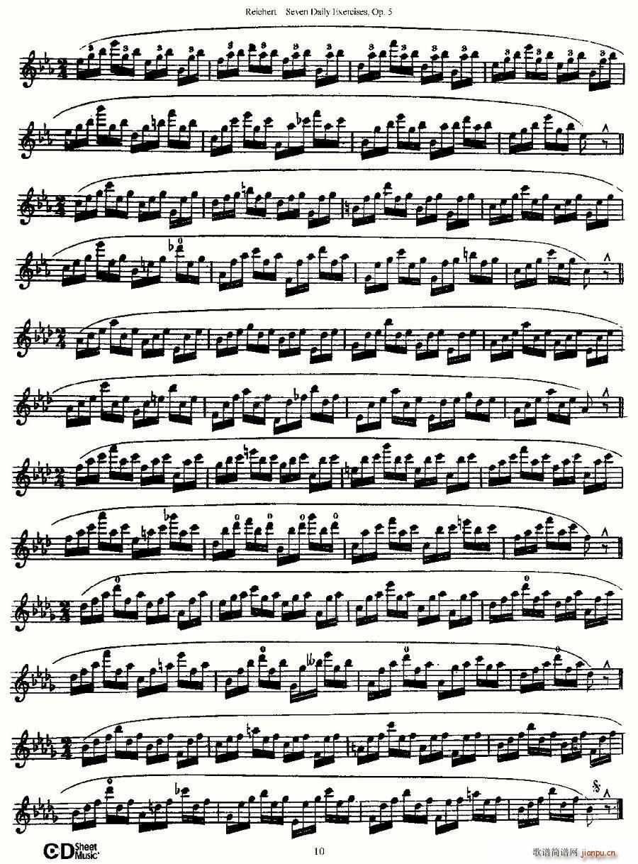Seven Daily Exercises, Op.5(ʮּ)10