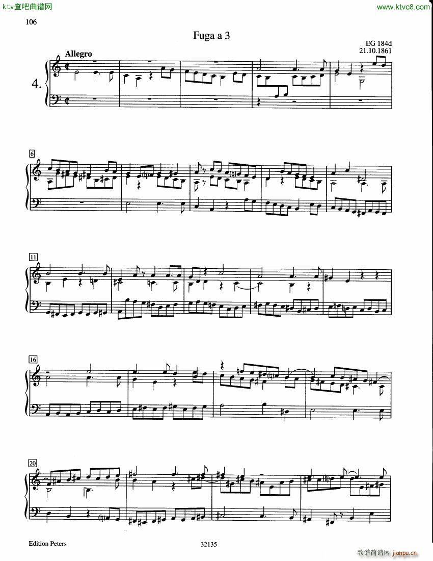 Grieg 7 Fugues EG184a 184g()6
