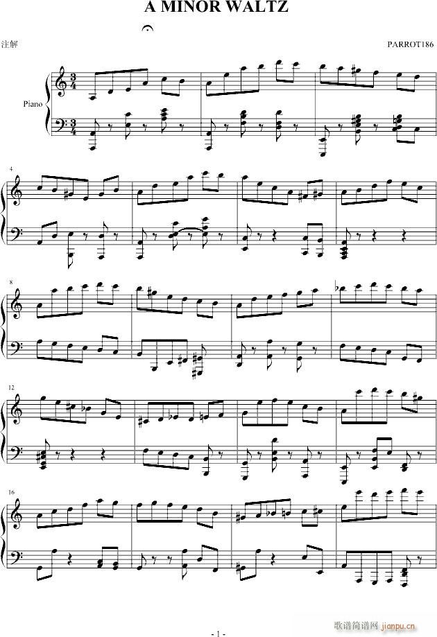 A MINOR  WALTZ()1