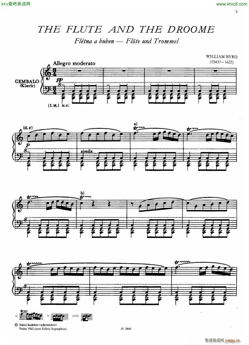 Baroque compositions for cembalo ed Ruzickova()5