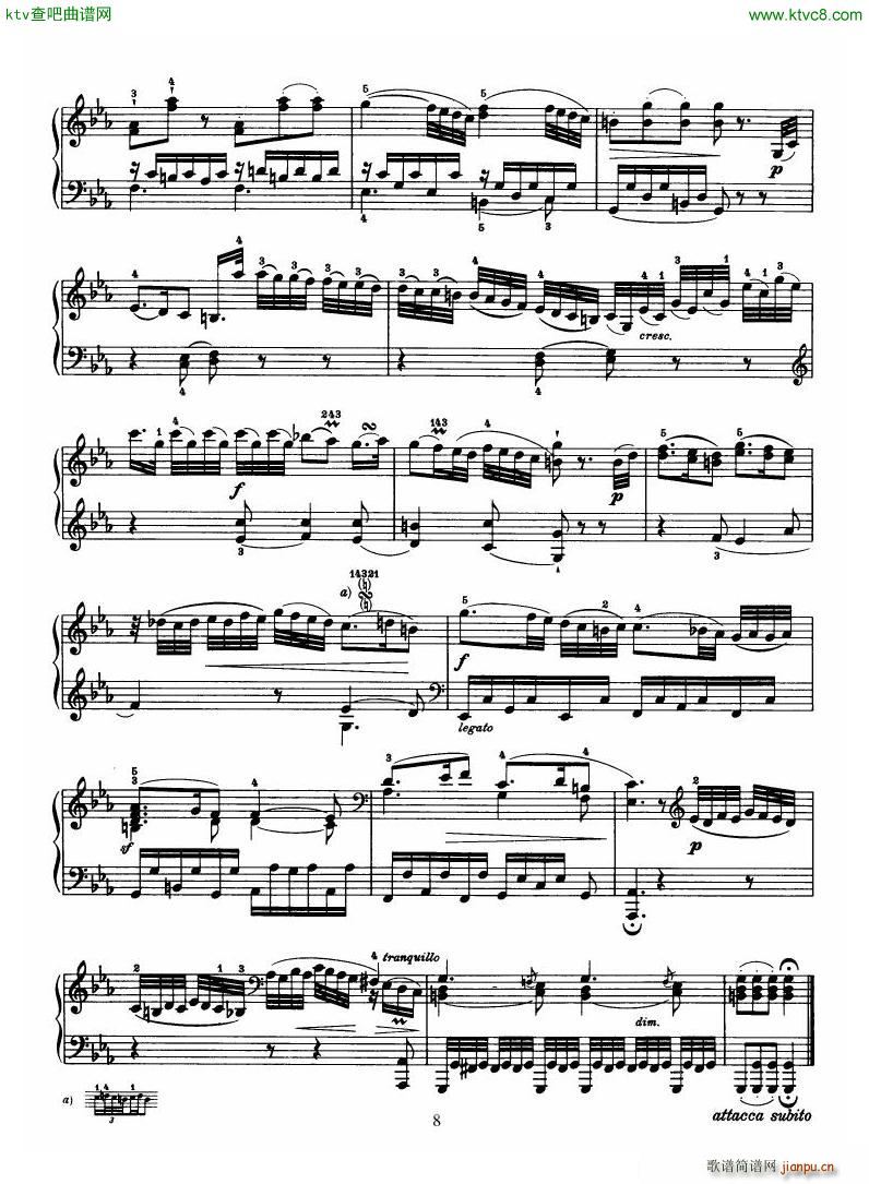 Haydn Piano Sonata No 38 In Eb()8