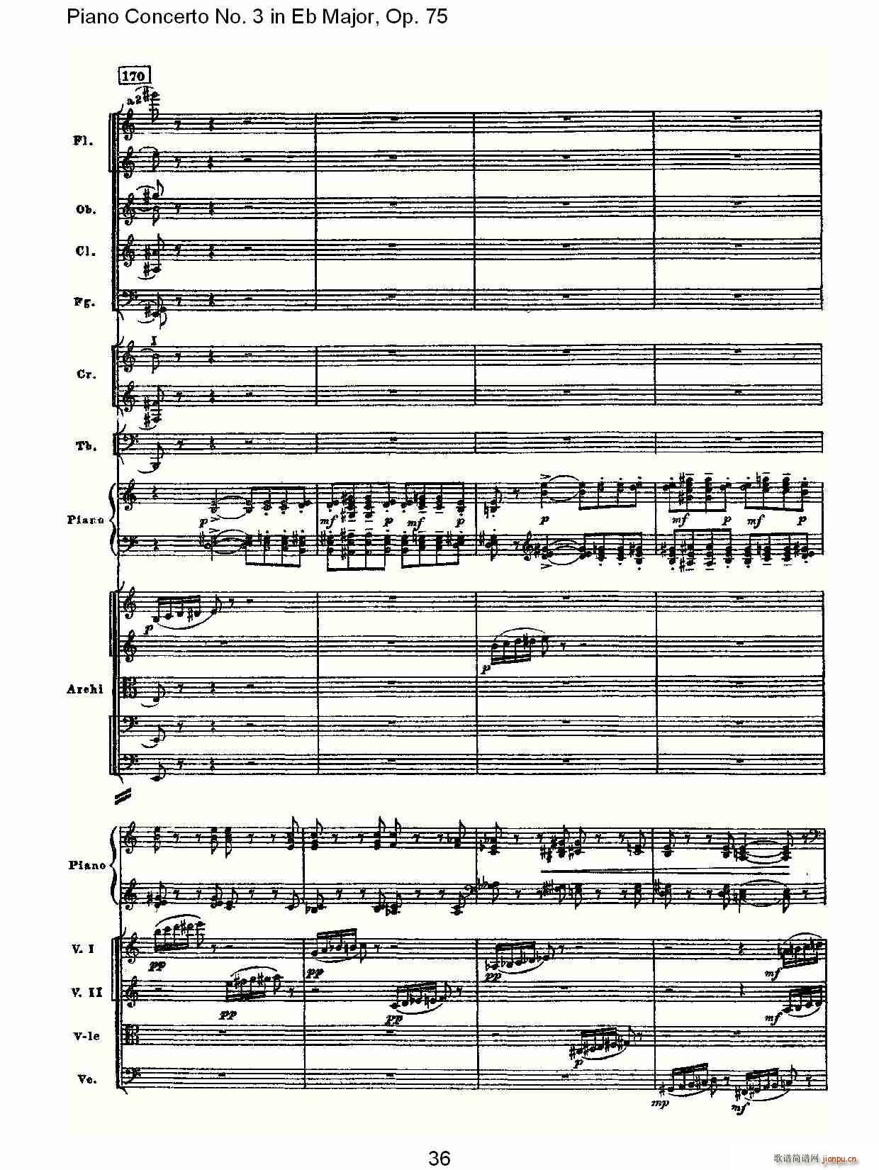 Piano Concerto No.3 in Eb Major, Op.75()6