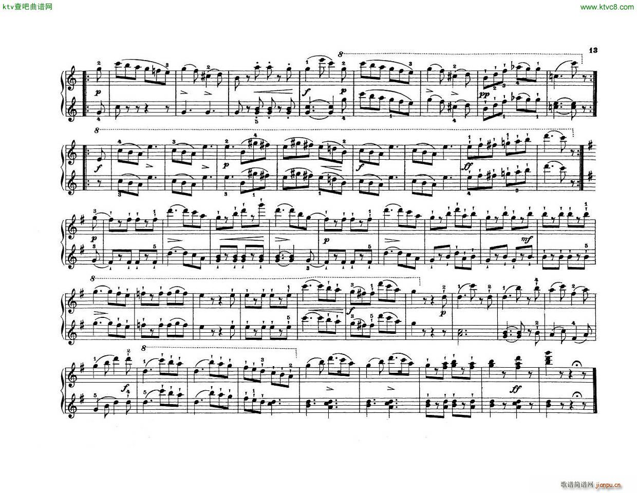 Anton Diabelli Sonates Mignonnes Op 150 Rondeau()16