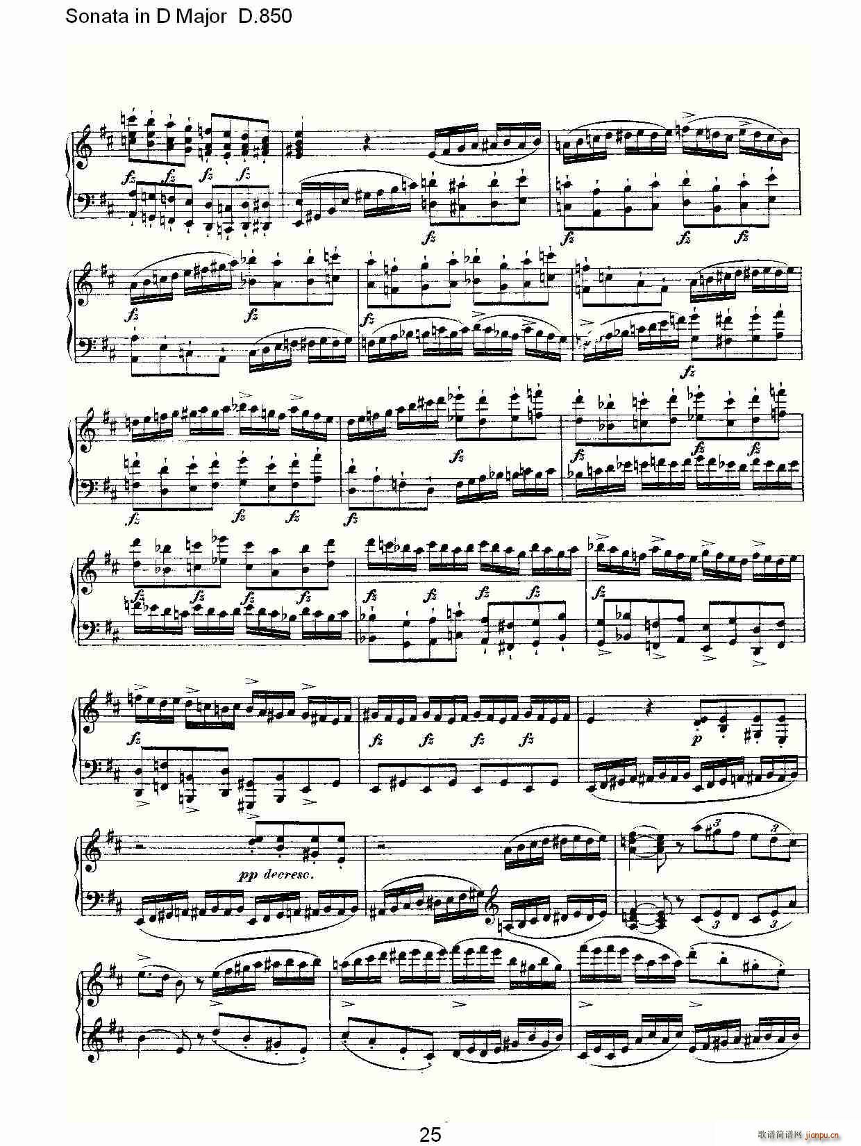 Sonata in D Major D.850(ʮּ)25