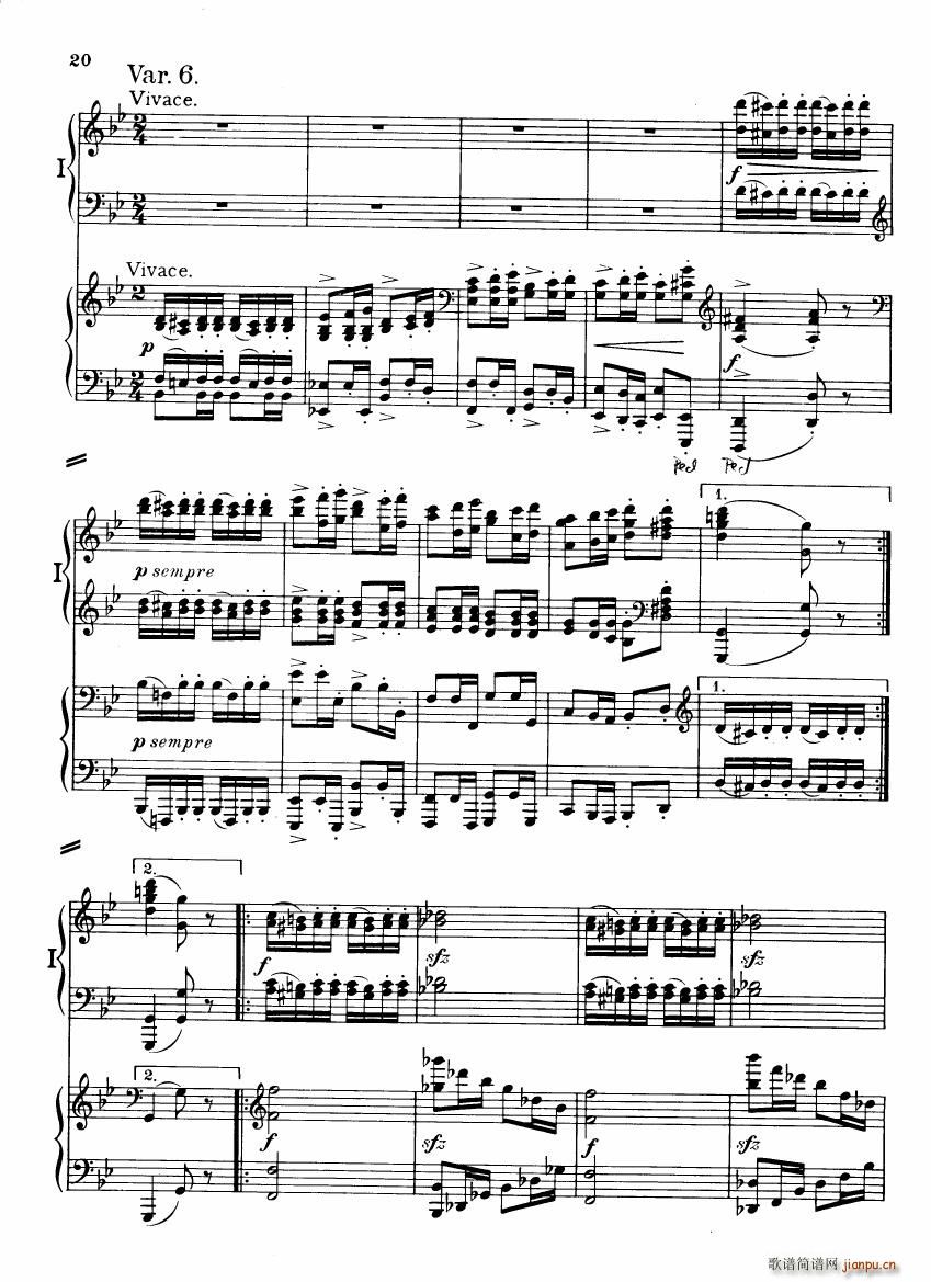 Brahms Variations on a theme by Haydn()19