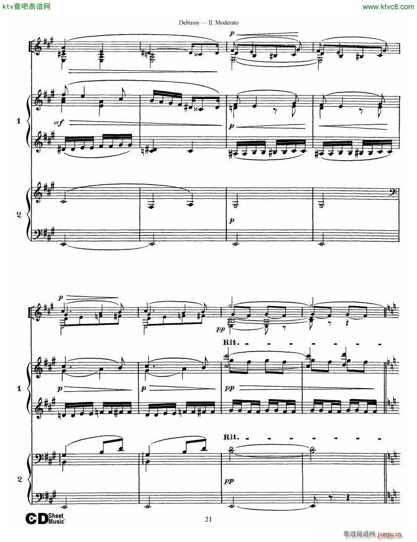 Debussy Printemps II()21