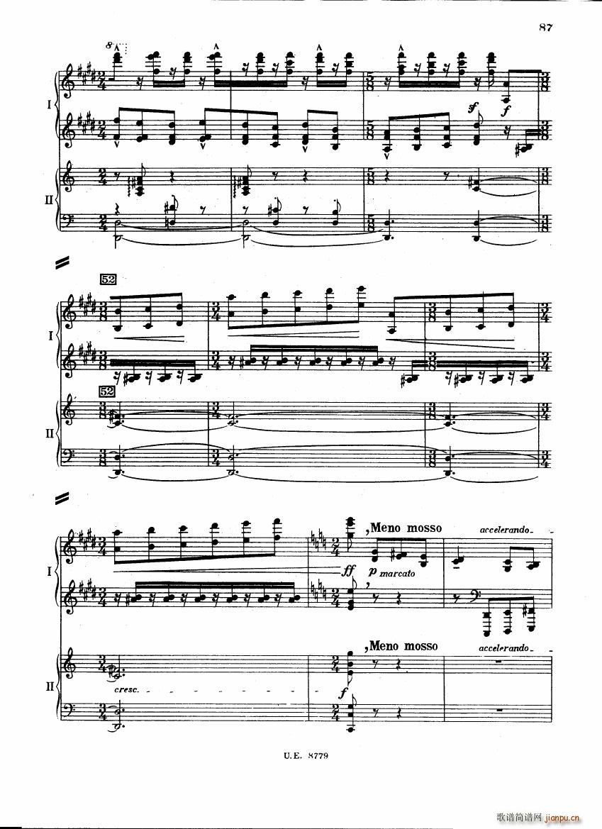 Bartok SZ 83 Piano Concerto 1 2p reduct ()44