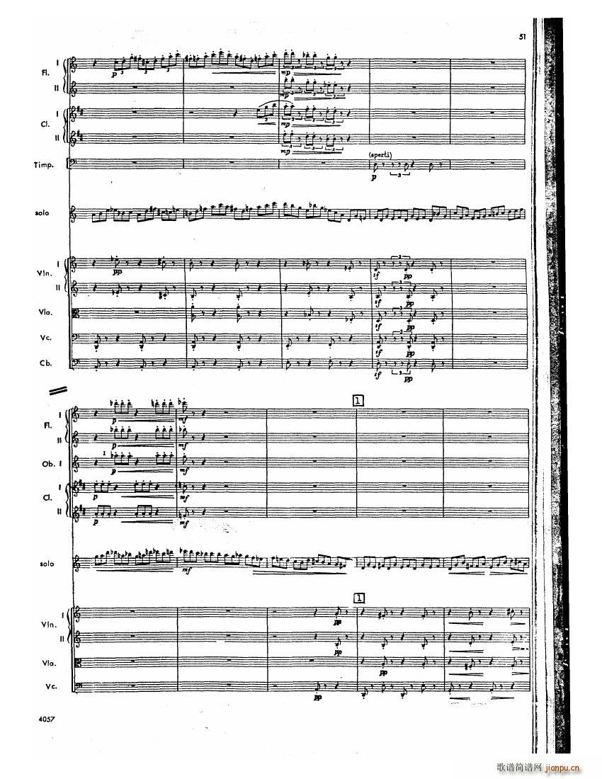 Barber op 14 Violin Concerto Score ()10