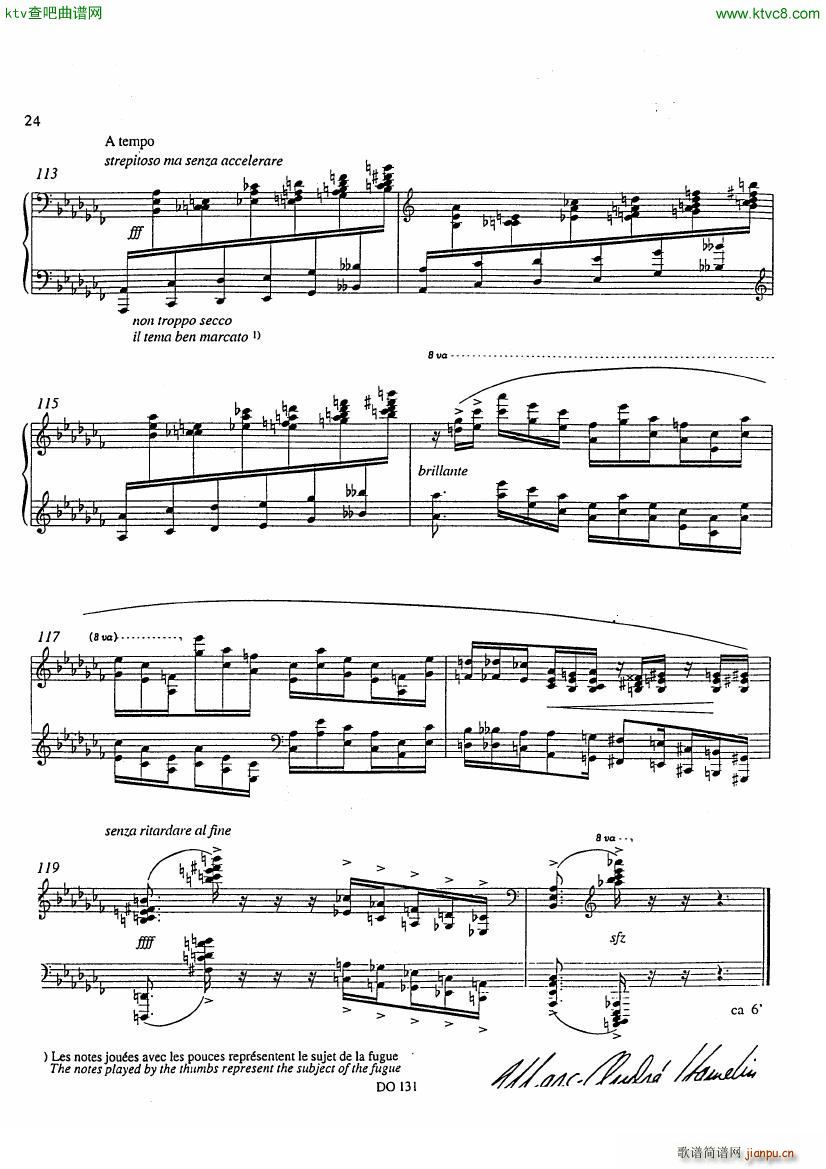 Etude No 12 Prlude et Fugue()13