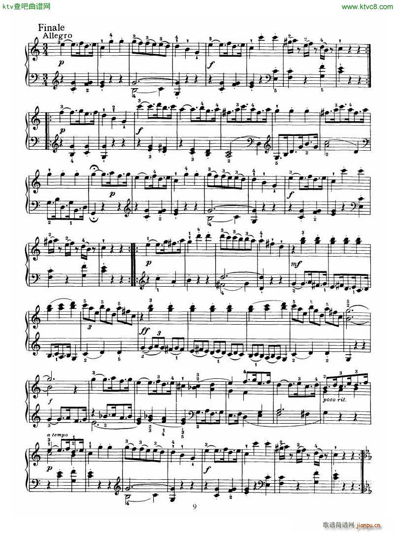 Haydn Piano Sonata No 35 In C()9