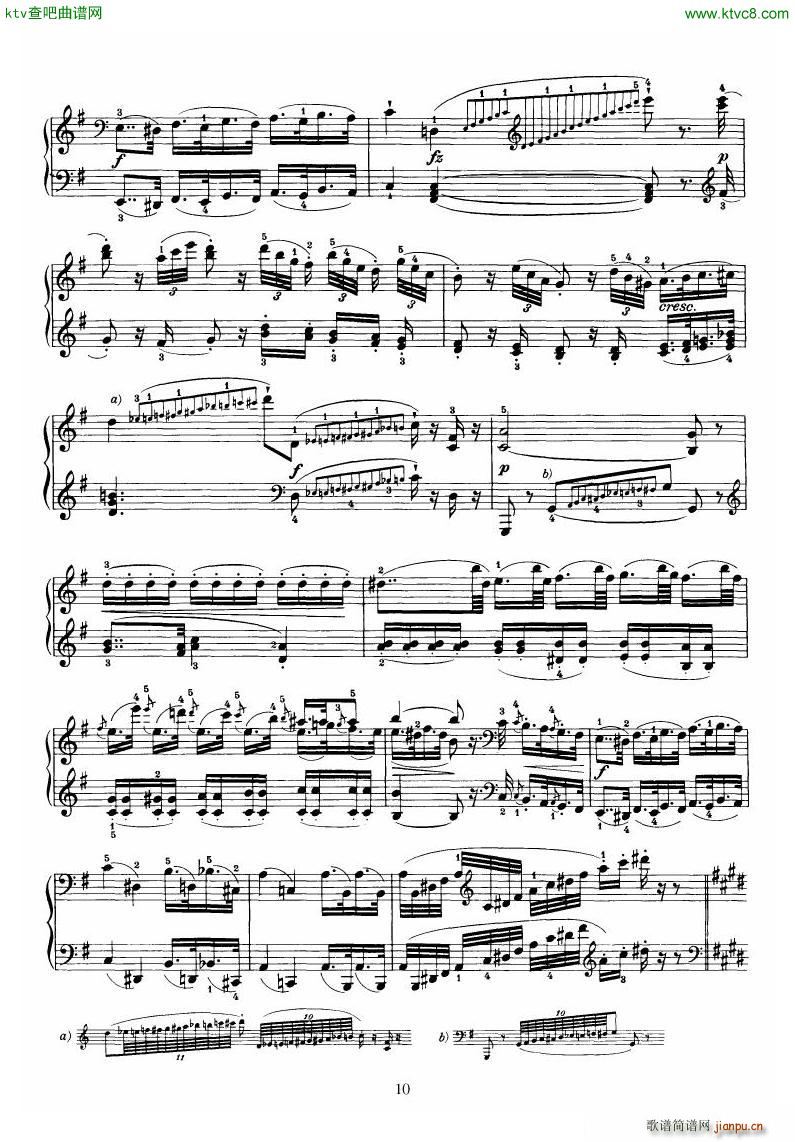 Piano Sonata No 52 in Eb()10