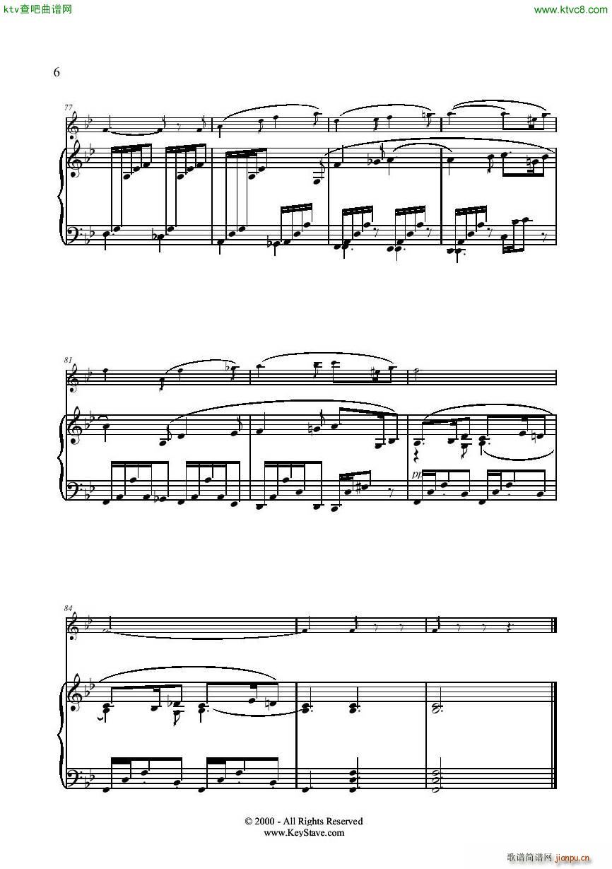 Gabriel Faur 1845 1924 Sicilienne Flute Piano()6