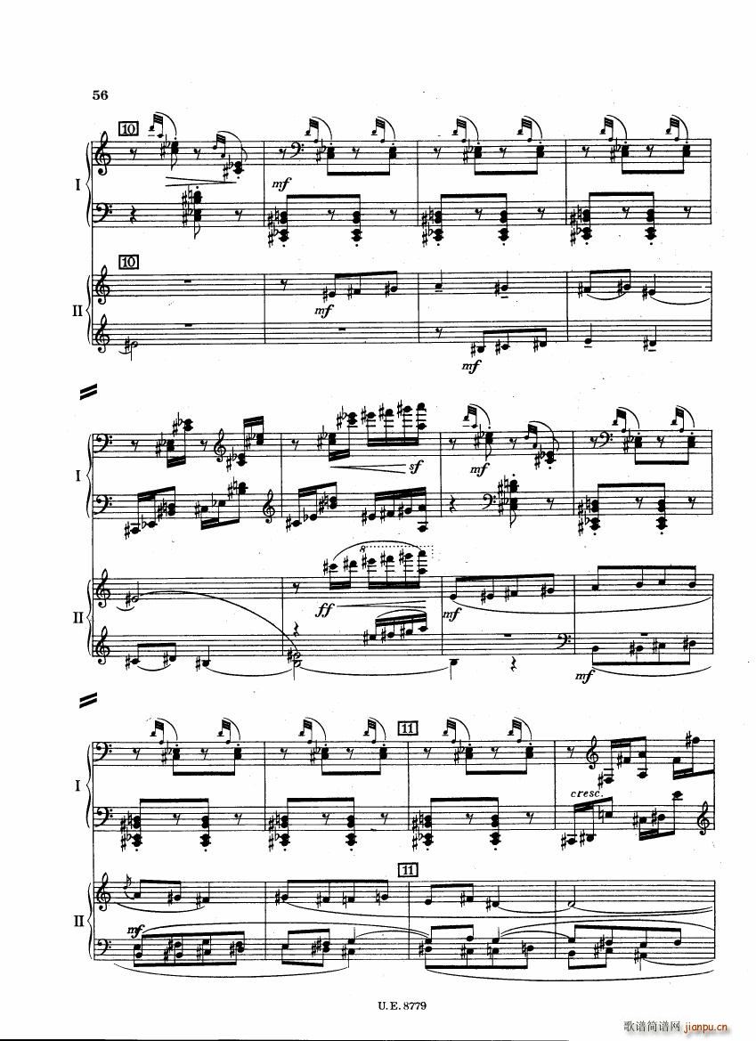 Bartok SZ 83 Piano Concerto 1 2p reduct ()13