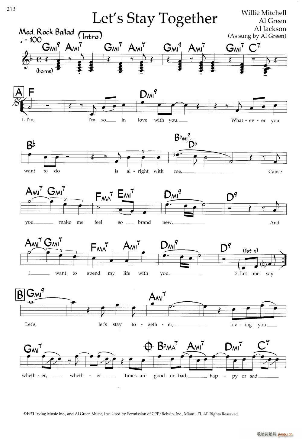 Let s Stay Together (ʮּ)1