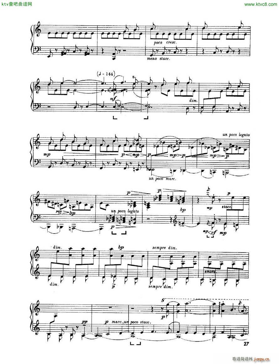 Enescu op 24 No 3 Piano sonata No 3()27