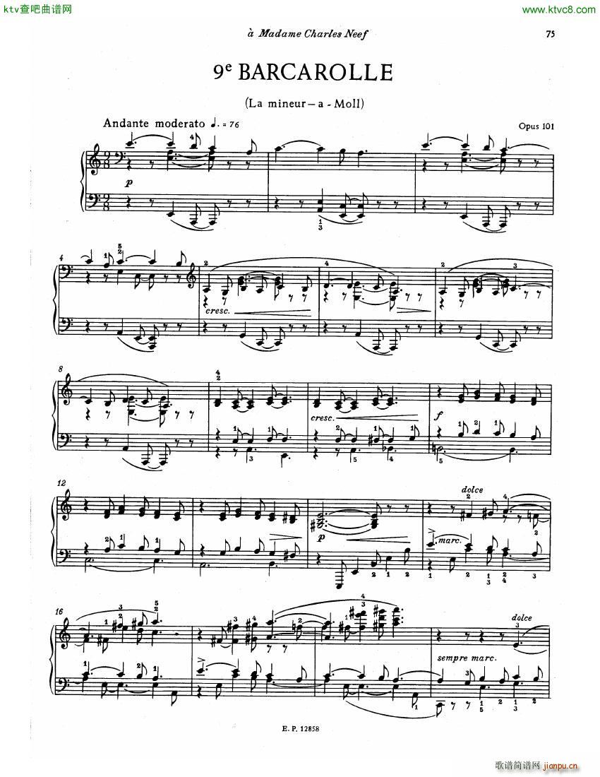 Faure 13 Barcarolle ()16