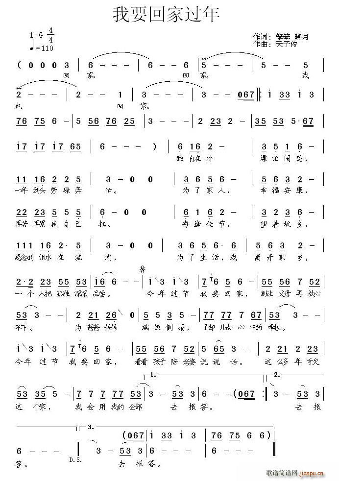 我要回家过年