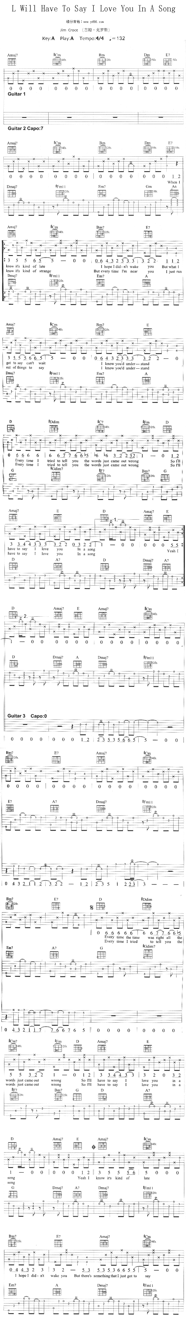 LWillHaveToSayILoveYouInASong()1