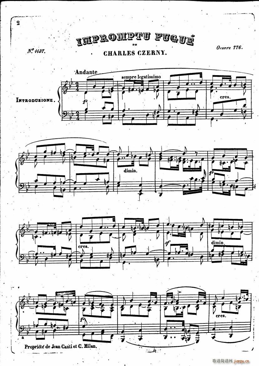 Czerny Impromptu Fugue()1