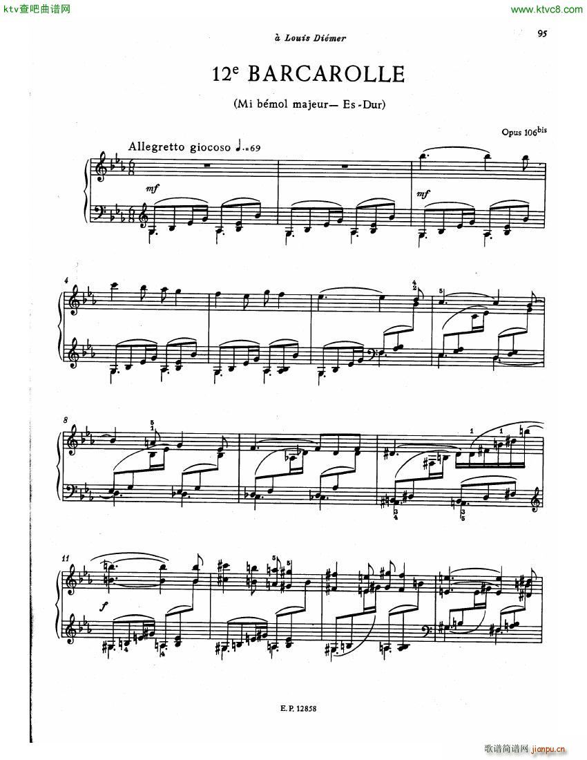 Faure 13 Barcarolle ()36