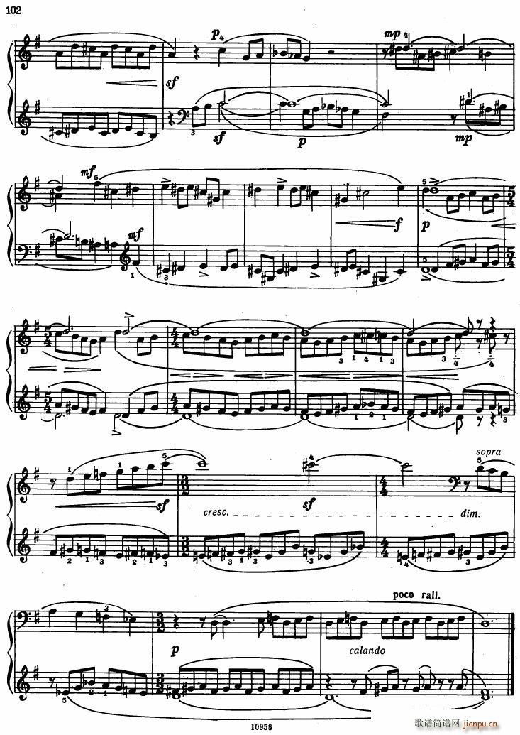 Bartok SZ 107 Mikrokosmos for Piano 97 121()27