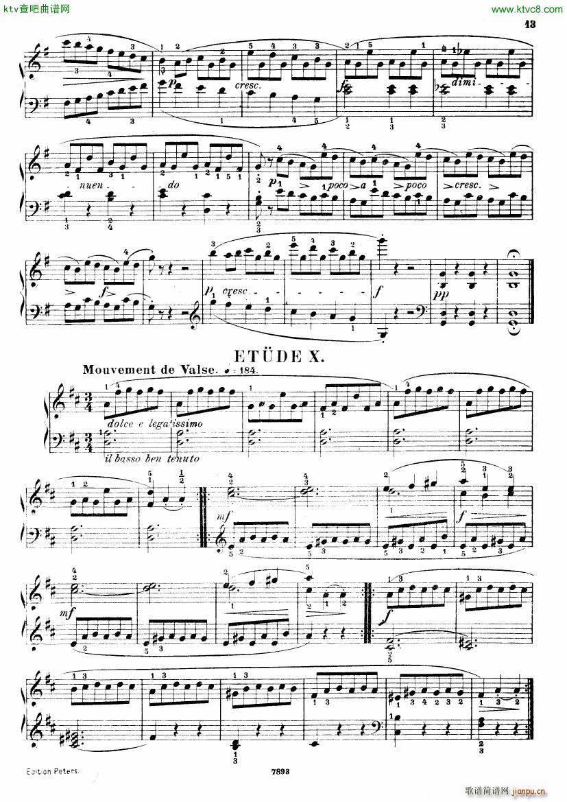 Henri Bertini 1798 1876 25 Easy Etudes Op 100()14