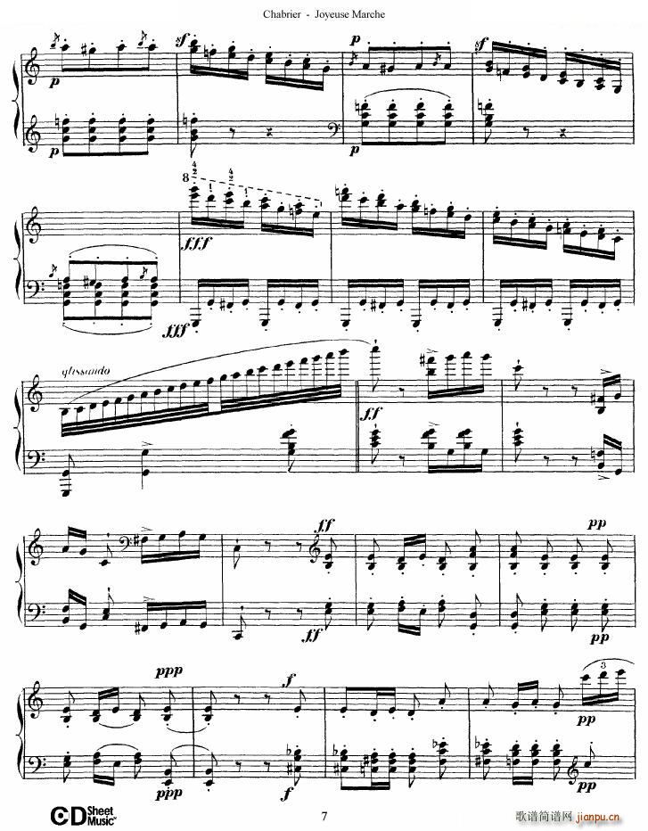 Chabrier Joyeuse Marche Joyeuse Marche(ʮּ)7