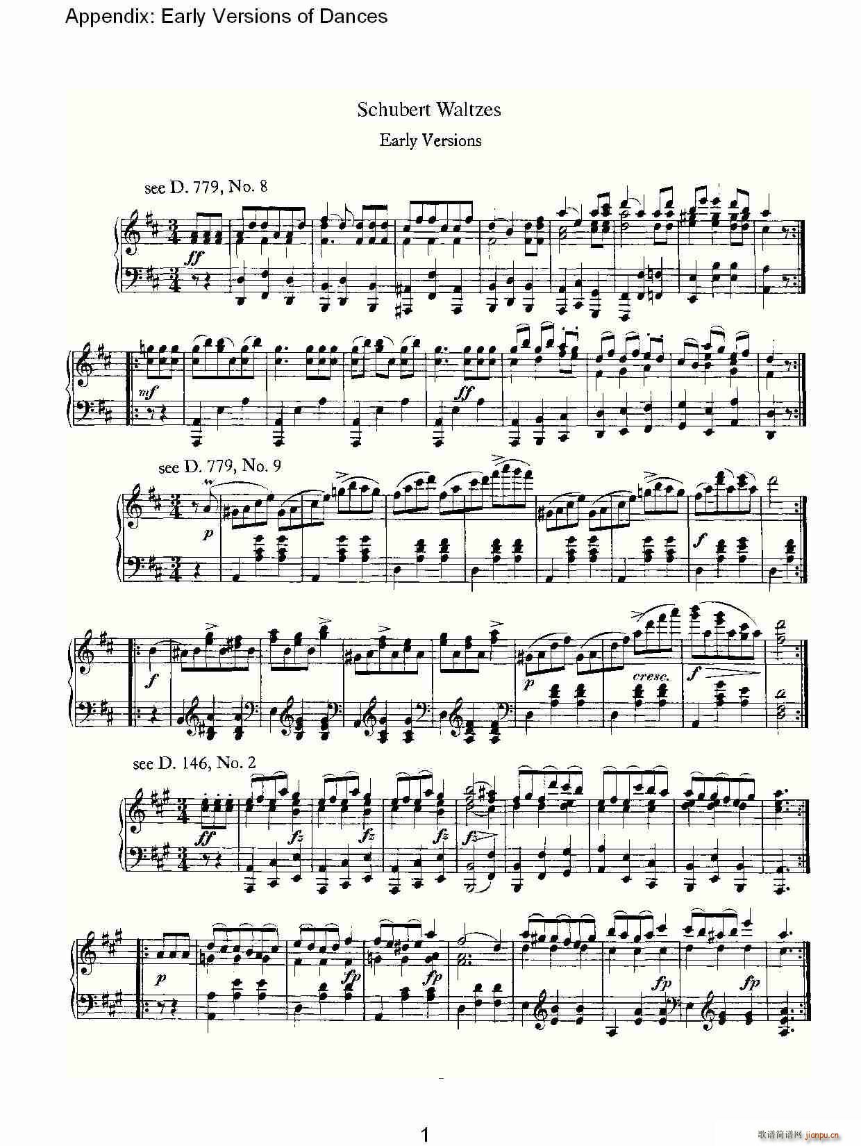 Early Versions of Dances(ʮּ)1