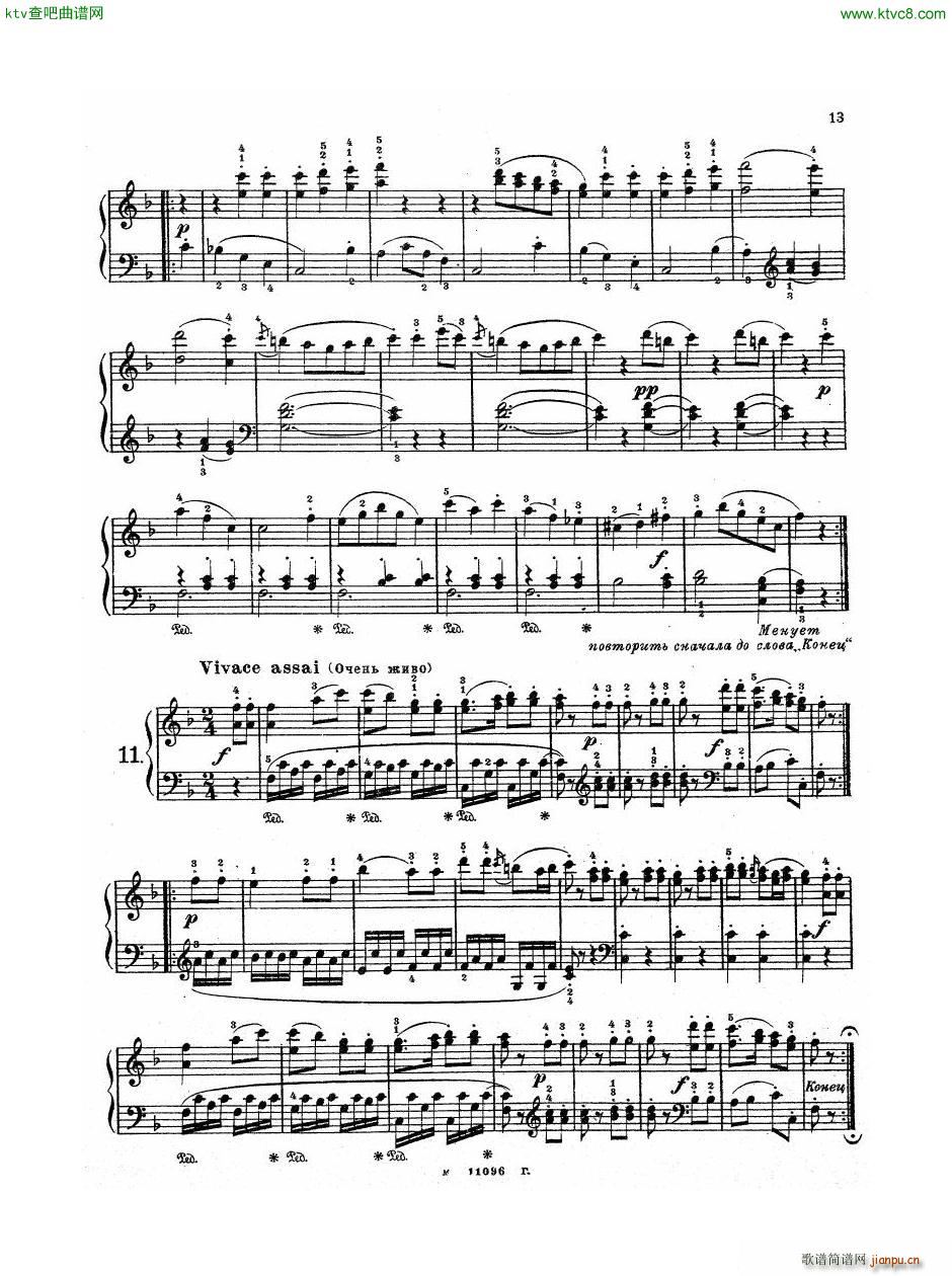 Haydn Twelve Easy Pieces For Piano()14