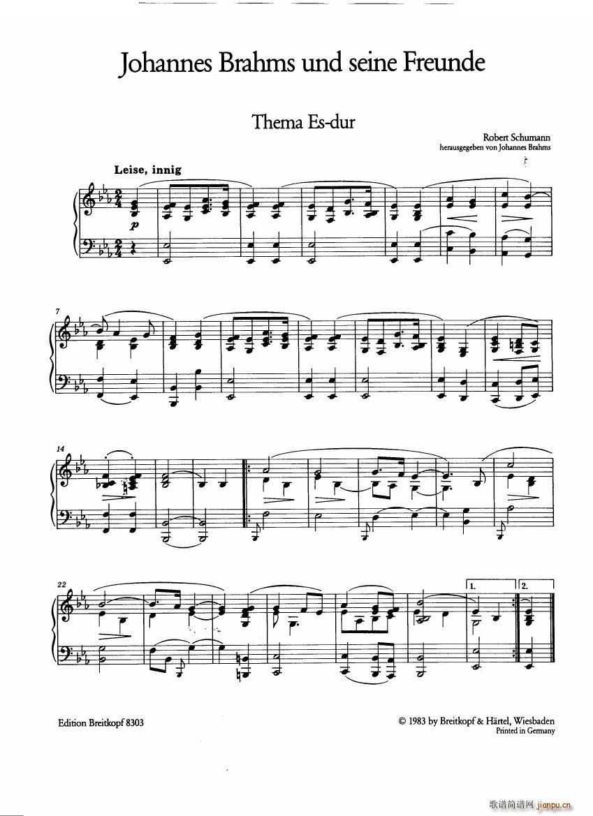 Brahms and his friends Anthology 1 1(ʮּ)5