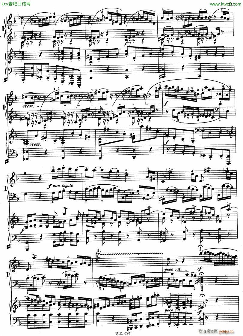 Bach JS BWV 1052 Keyboard Concerto in d ed R ntgen()11