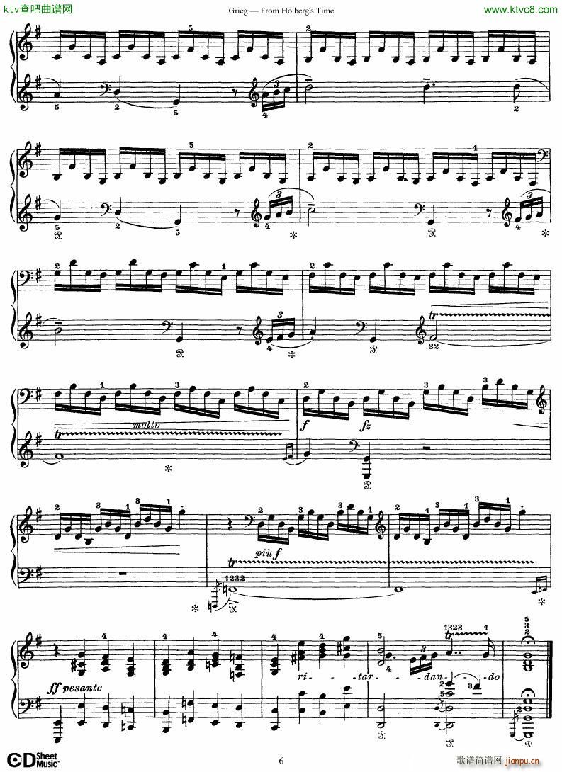 Grieg From Holberg s Time 1 5()6