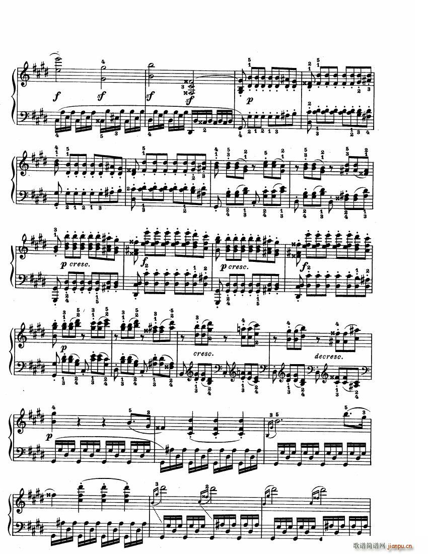 Beethoven op 27 no 2 Piano Sonata Moonlight()7