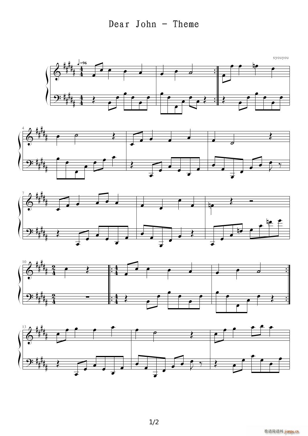 Dear John Theme B()1