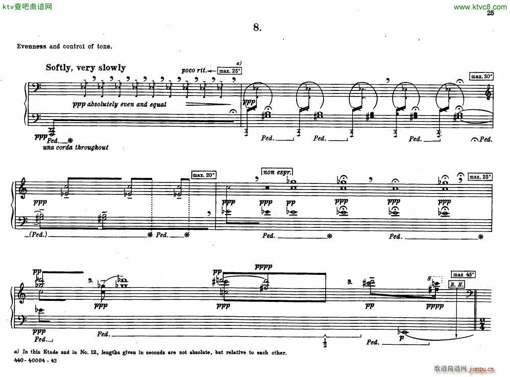 Bolcom 12 etudes for piano()25
