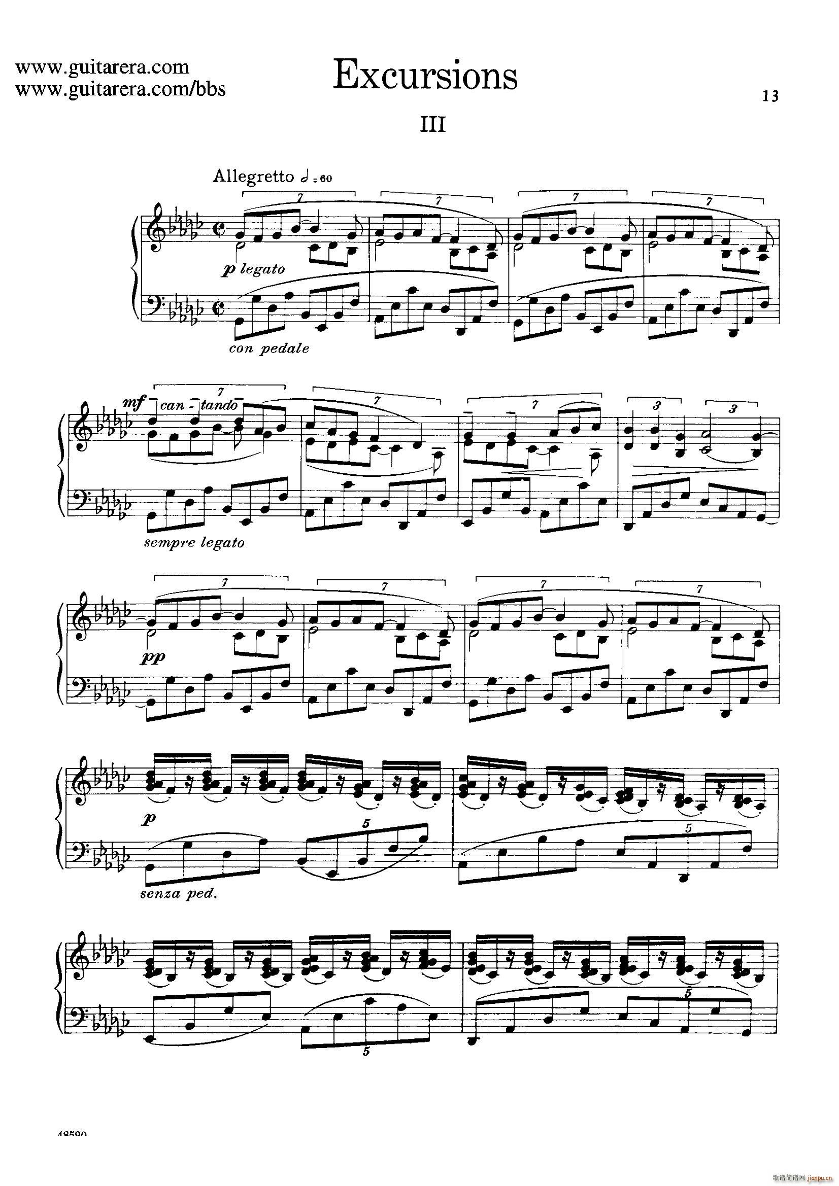 Four Excursions Op 20  3()1