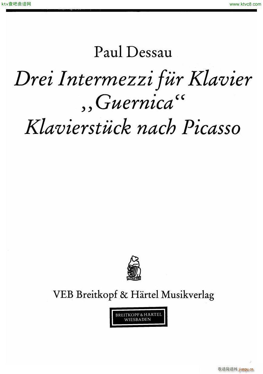 Dessau Drei Intermezzi()1