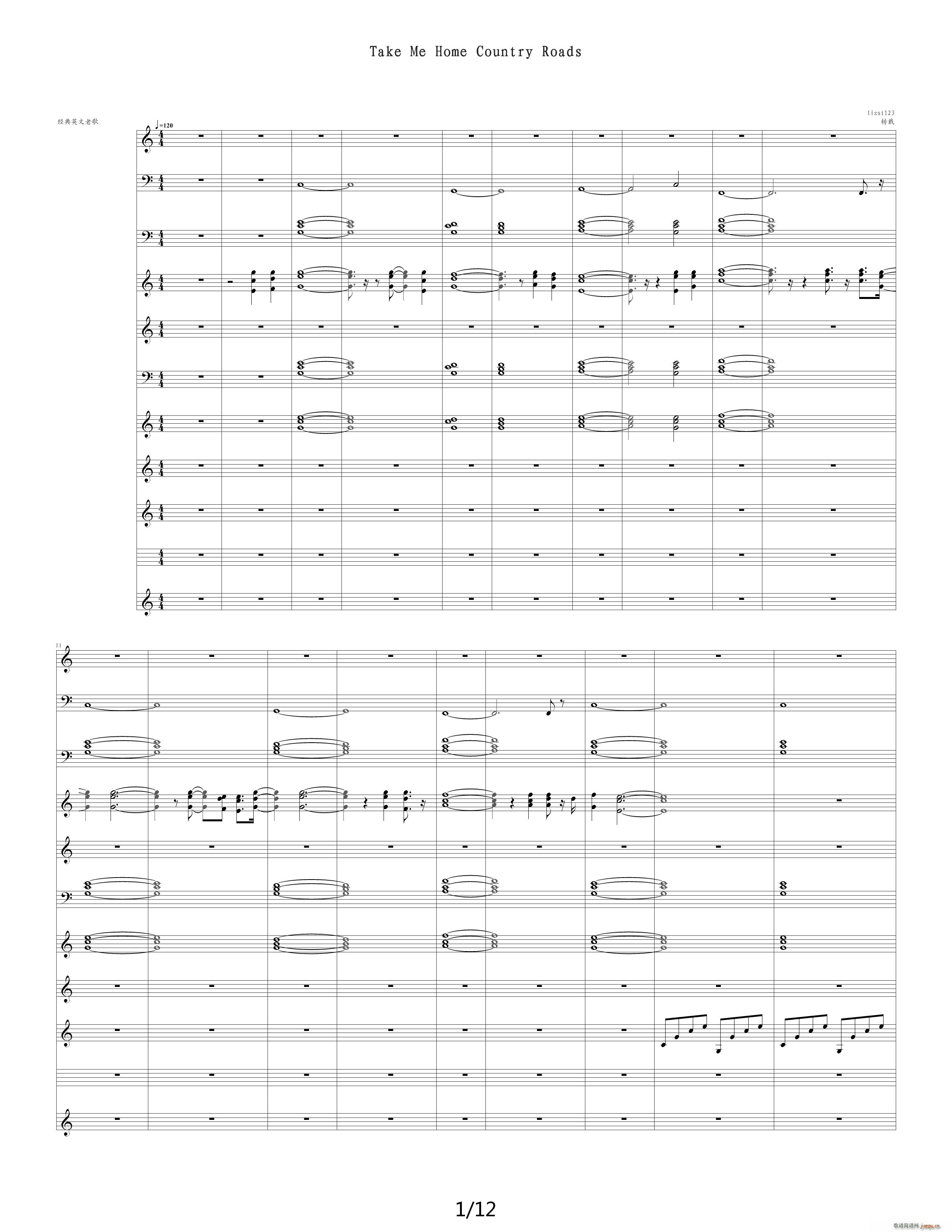 Take Me Home Country Roads C()1