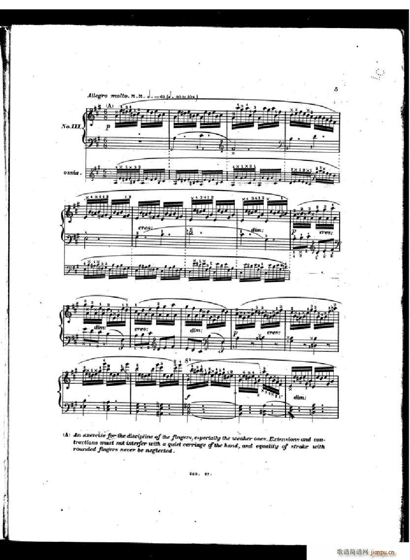 Czerny Etudes de la velocite book II()3