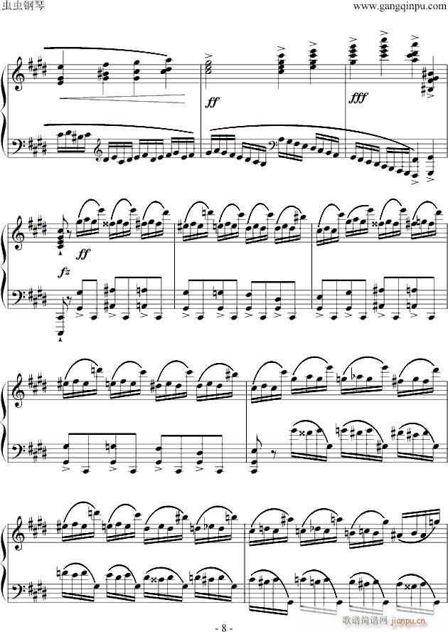 Фϰ Etude OP 10 NO 4()8