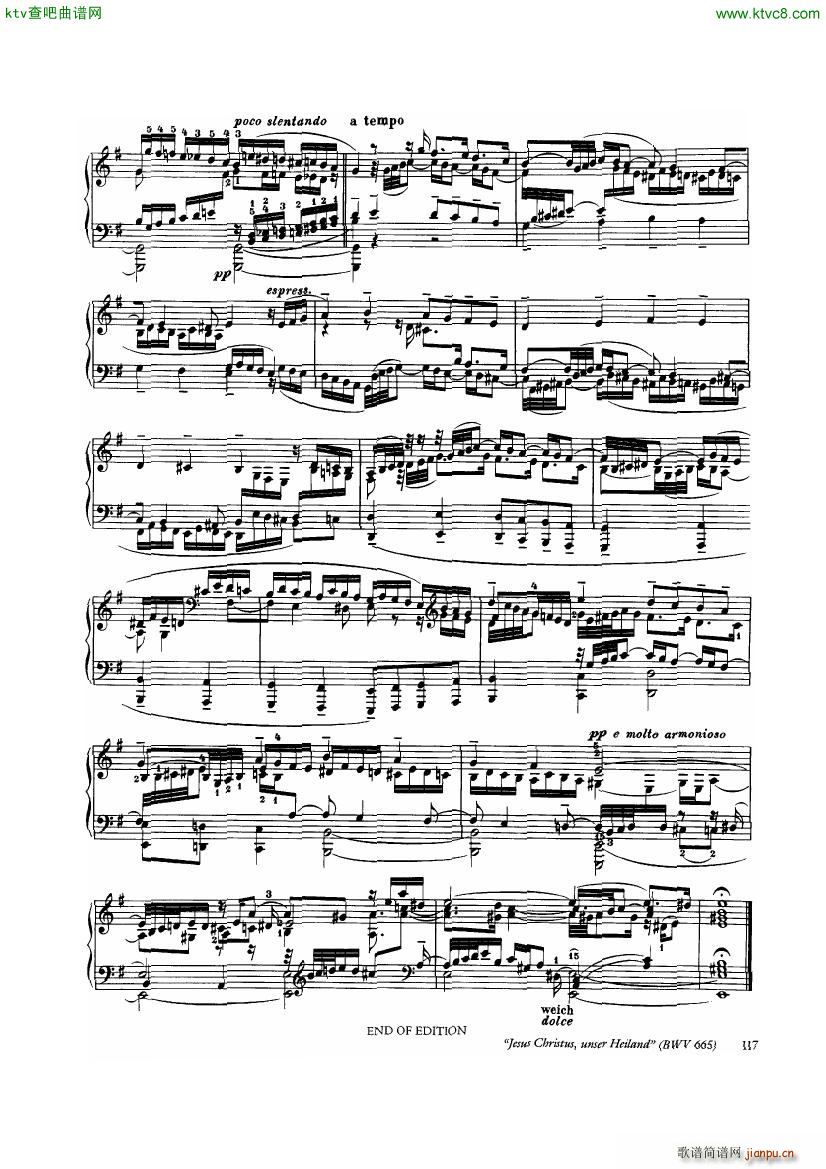 Bach Busoni Ten Chorale Preludes()31