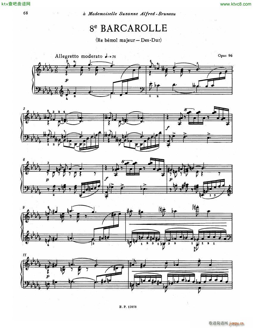 Faure 13 Barcarolle ()9